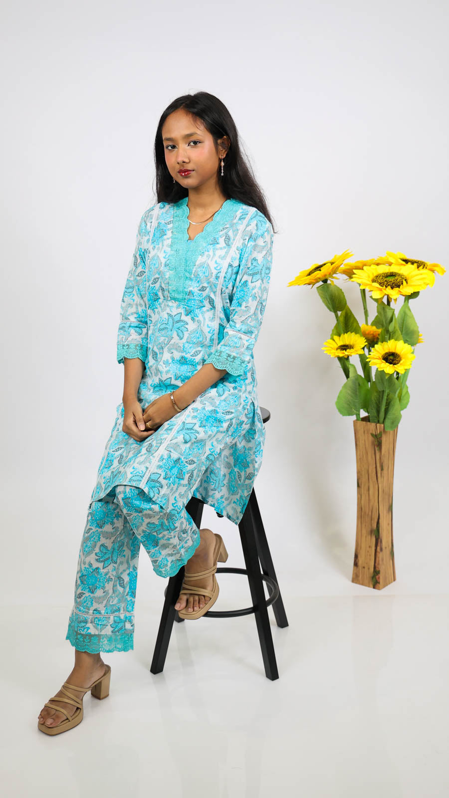 Neelima Long Co-ord Kurti Set