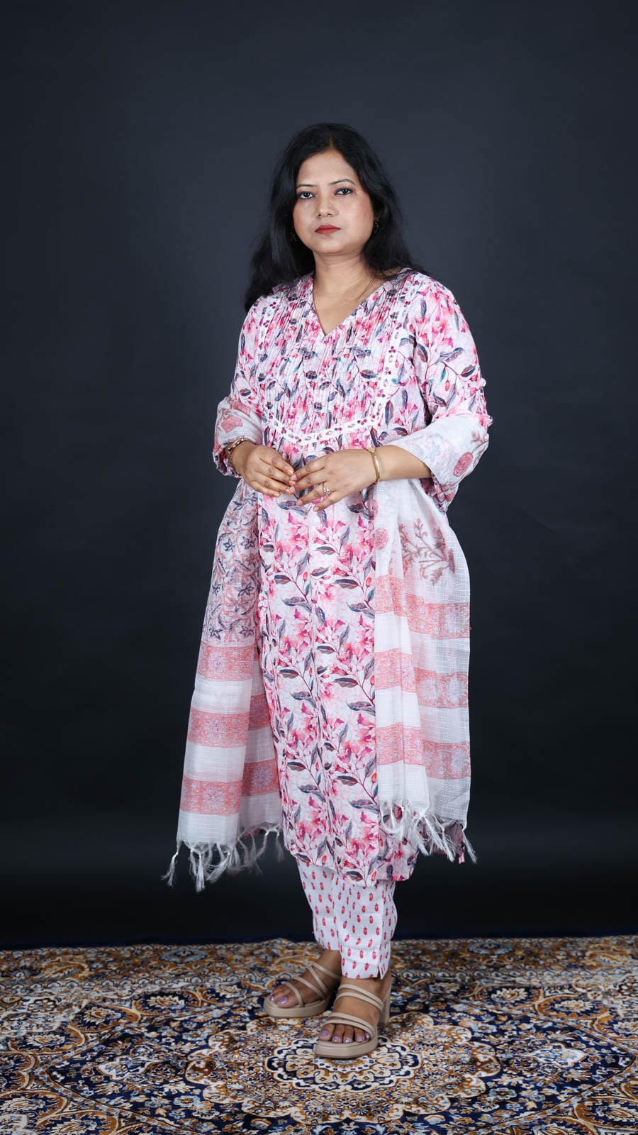 Madhumalti 3-Piece Kurti Set