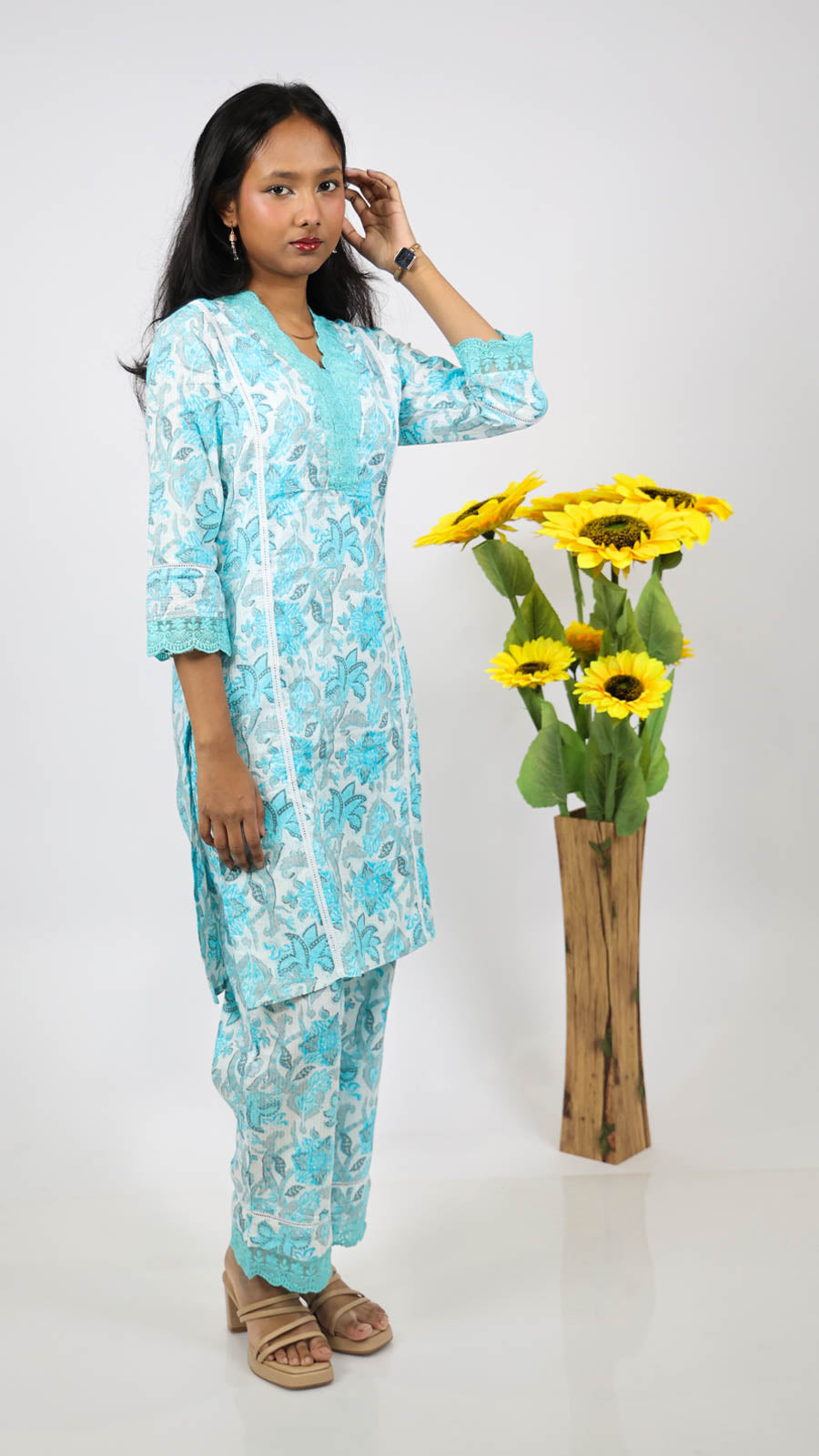 Neelima Long Co-ord Kurti Set