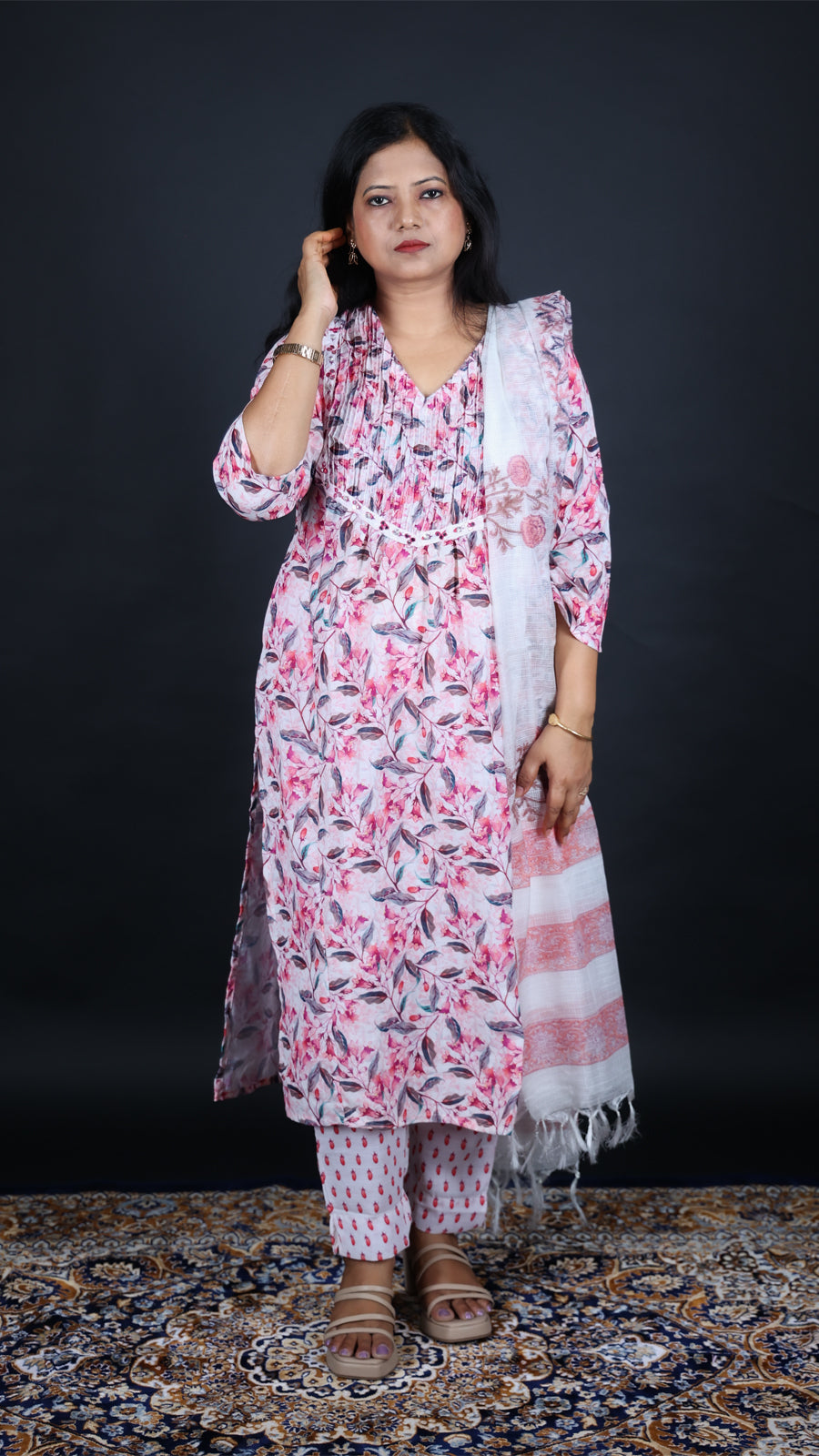 Madhumalti 3-Piece Kurti Set