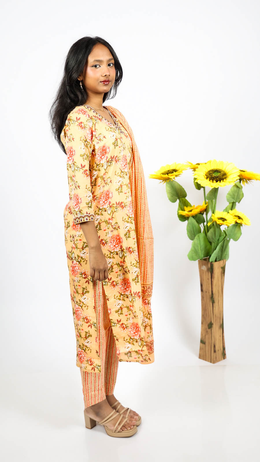Basanti 3-Piece Kurti Set