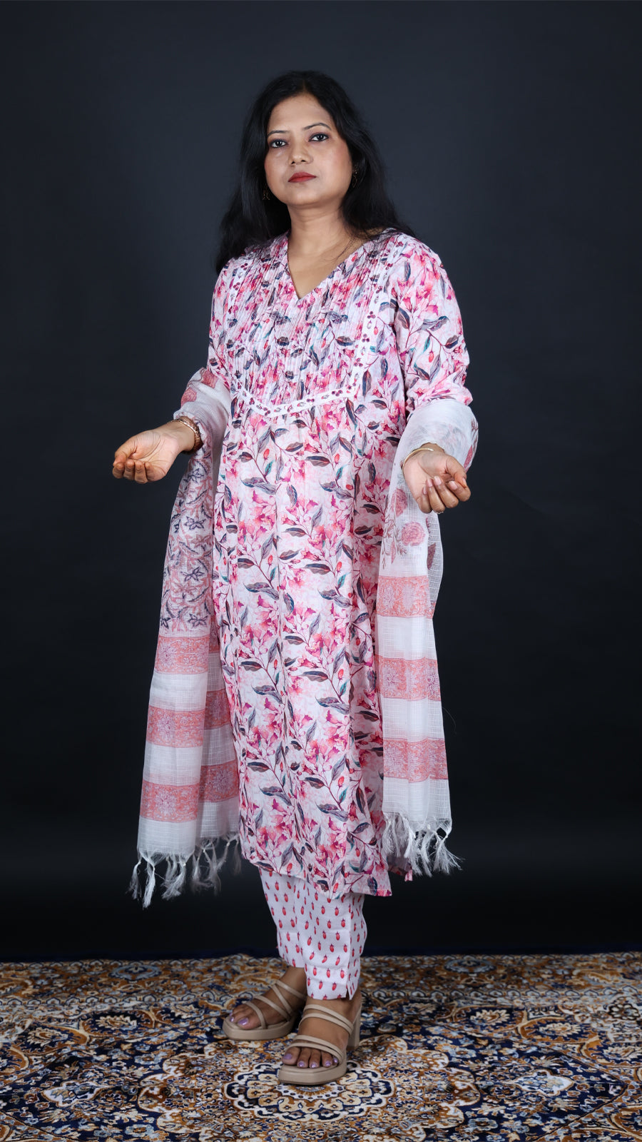 Madhumalti 3-Piece Kurti Set