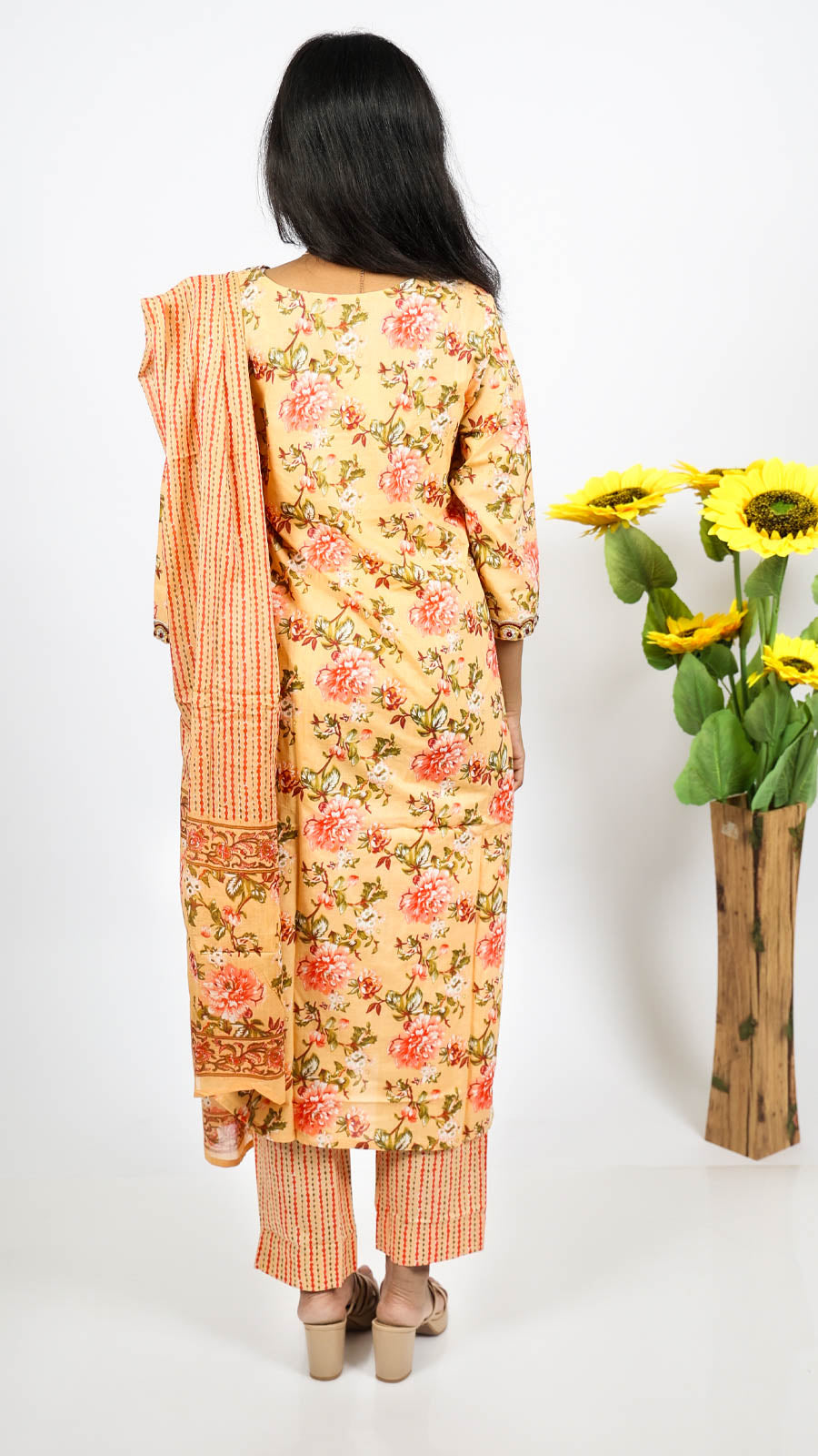 Basanti 3-Piece Kurti Set