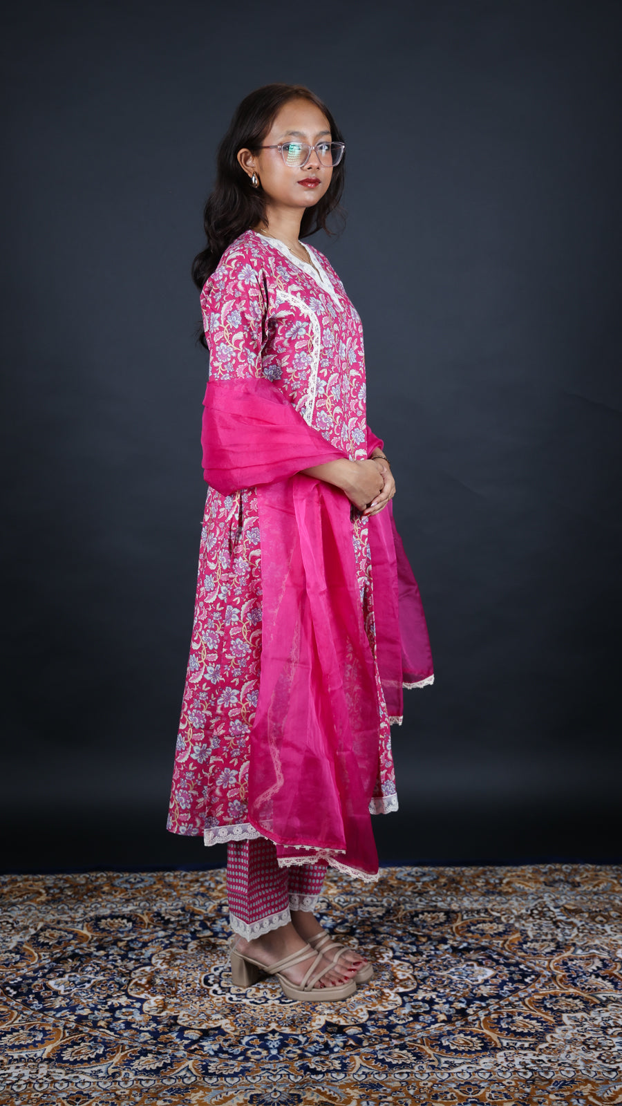 Jwalamukhi 3-Piece Kurti Set