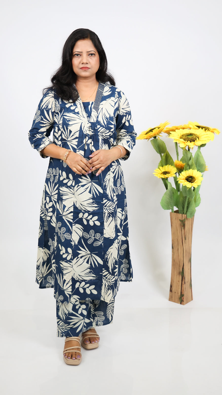 Jalnidhi Long Co-ord Kurti Set