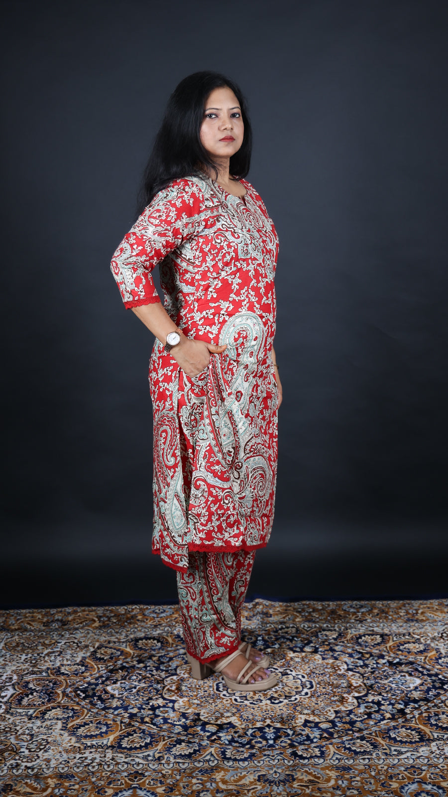 Gulab Gatha Long Co-ord Set