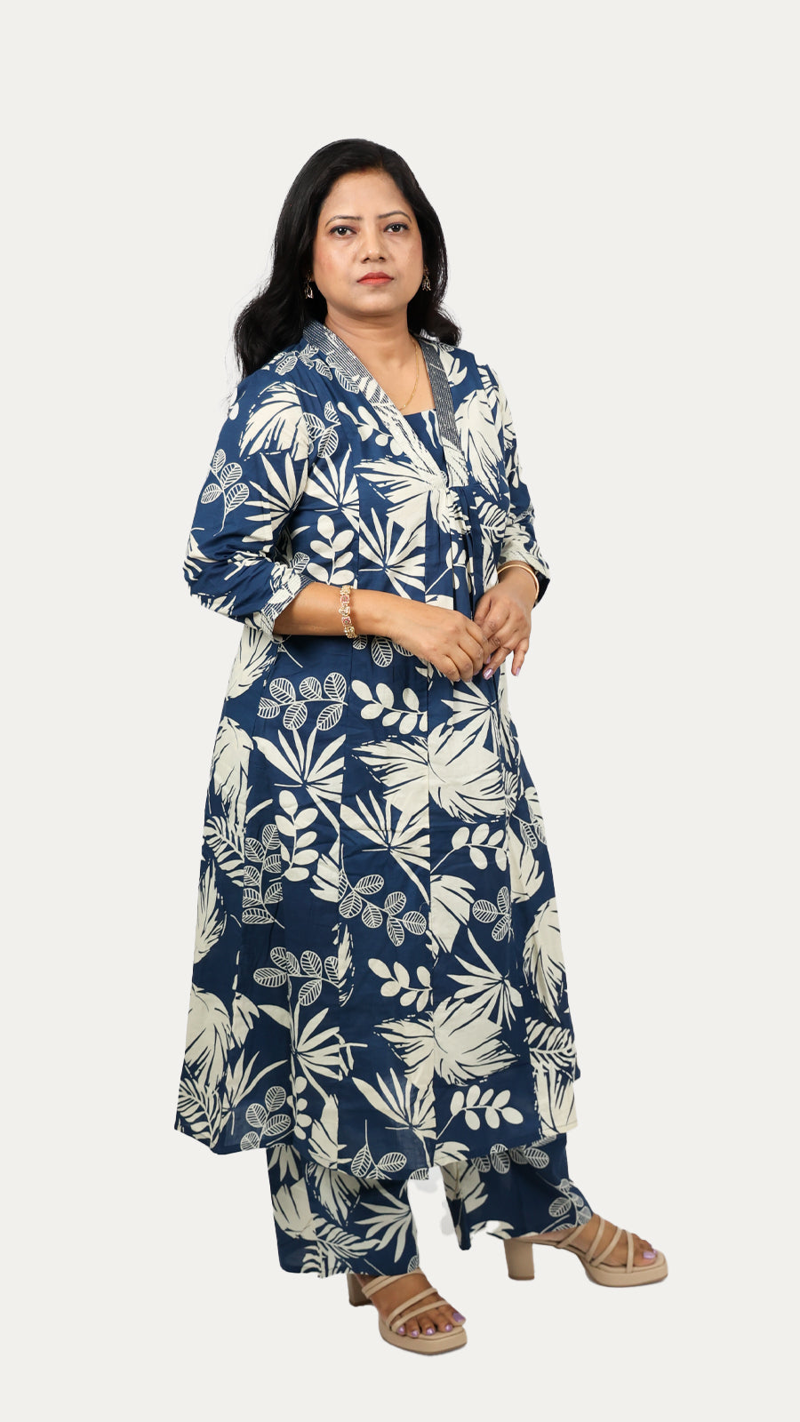 Jalnidhi Long Co-ord Kurti Set