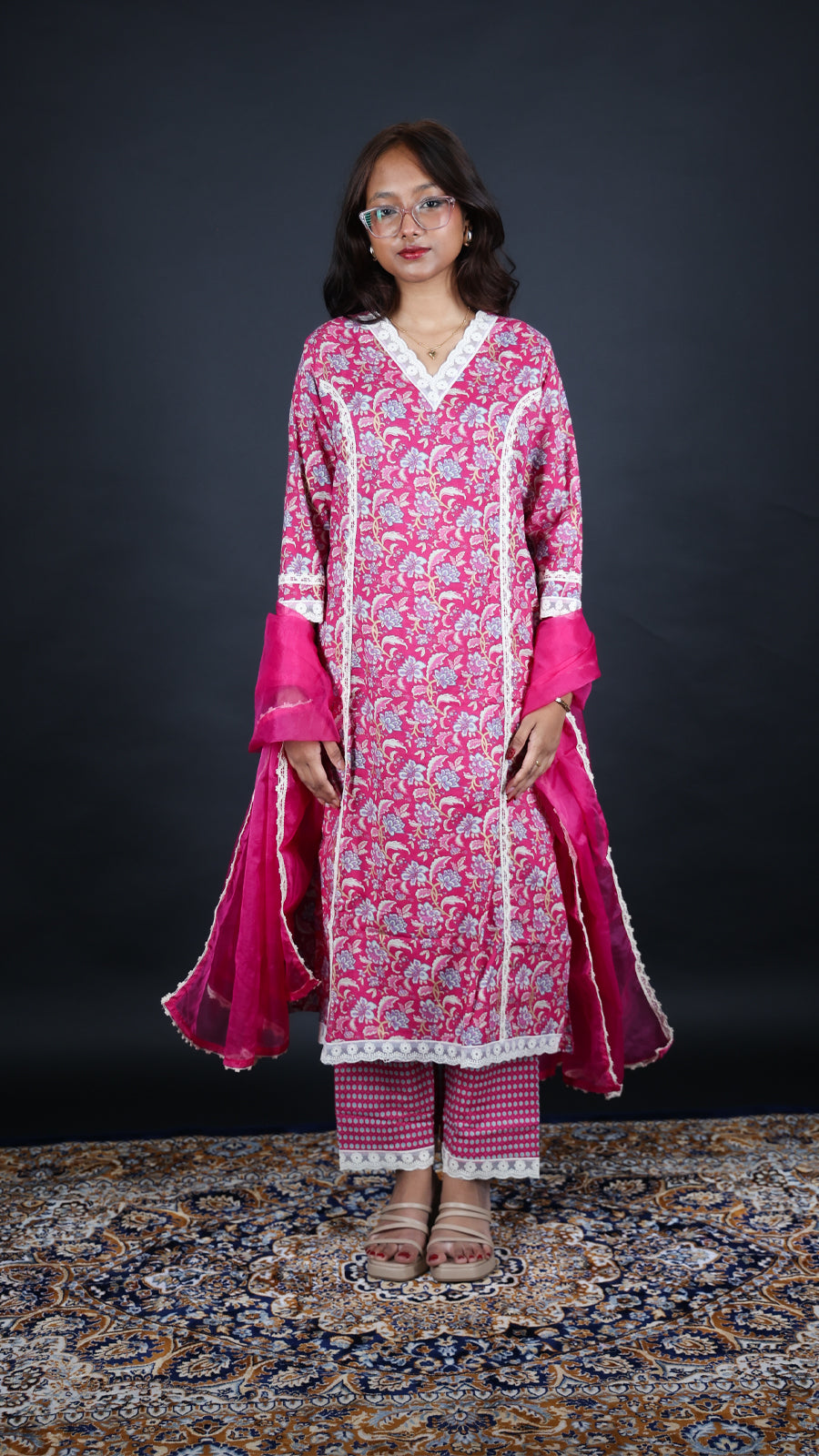 Jwalamukhi 3-Piece Kurti Set
