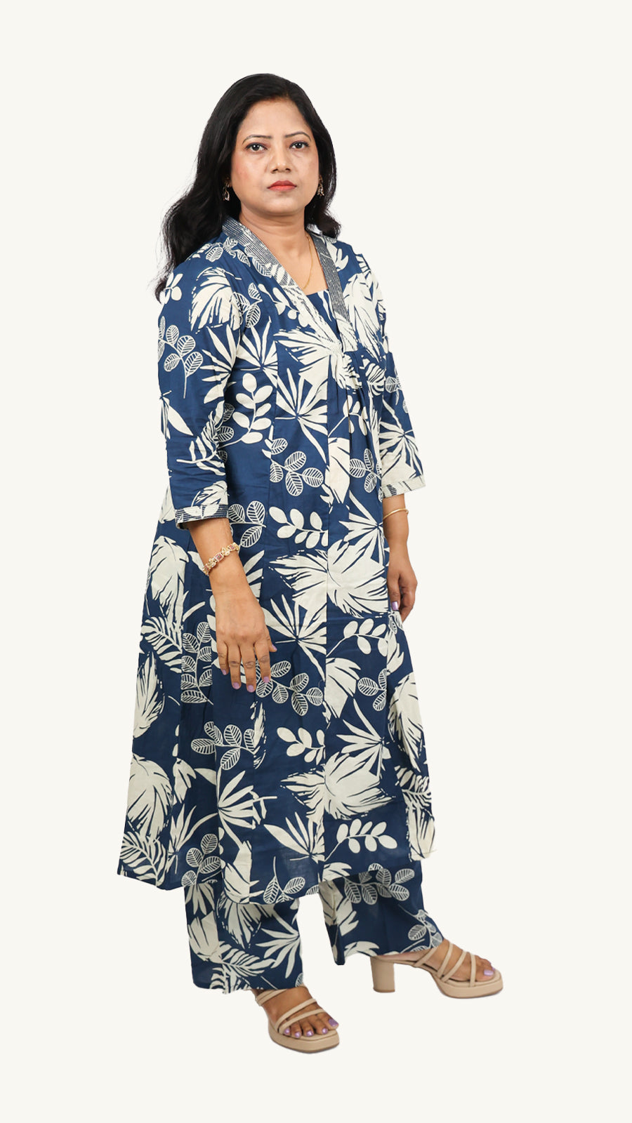 Jalnidhi Long Co-ord Kurti Set