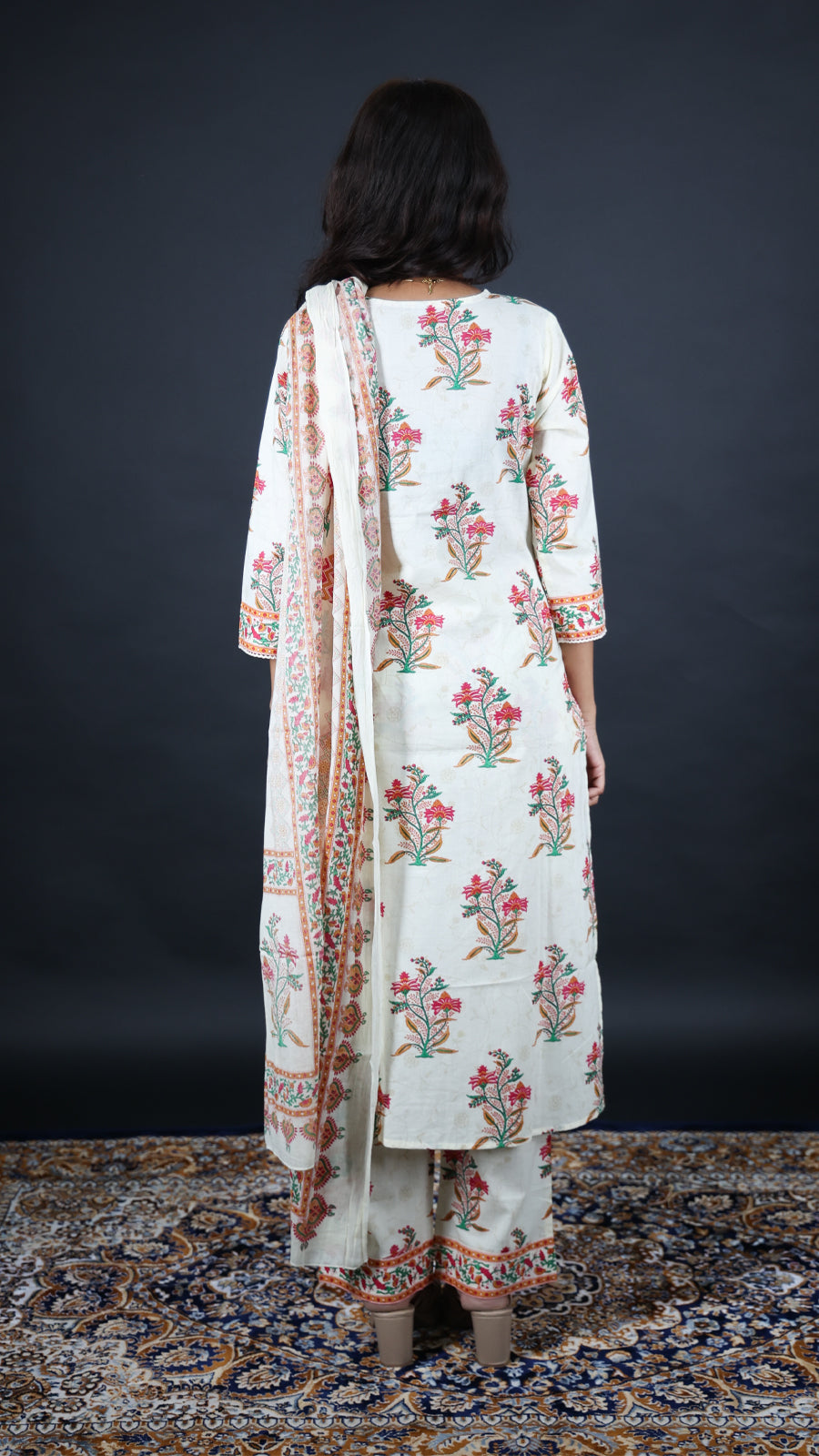Moti Mala 3- Piece Kurti Set