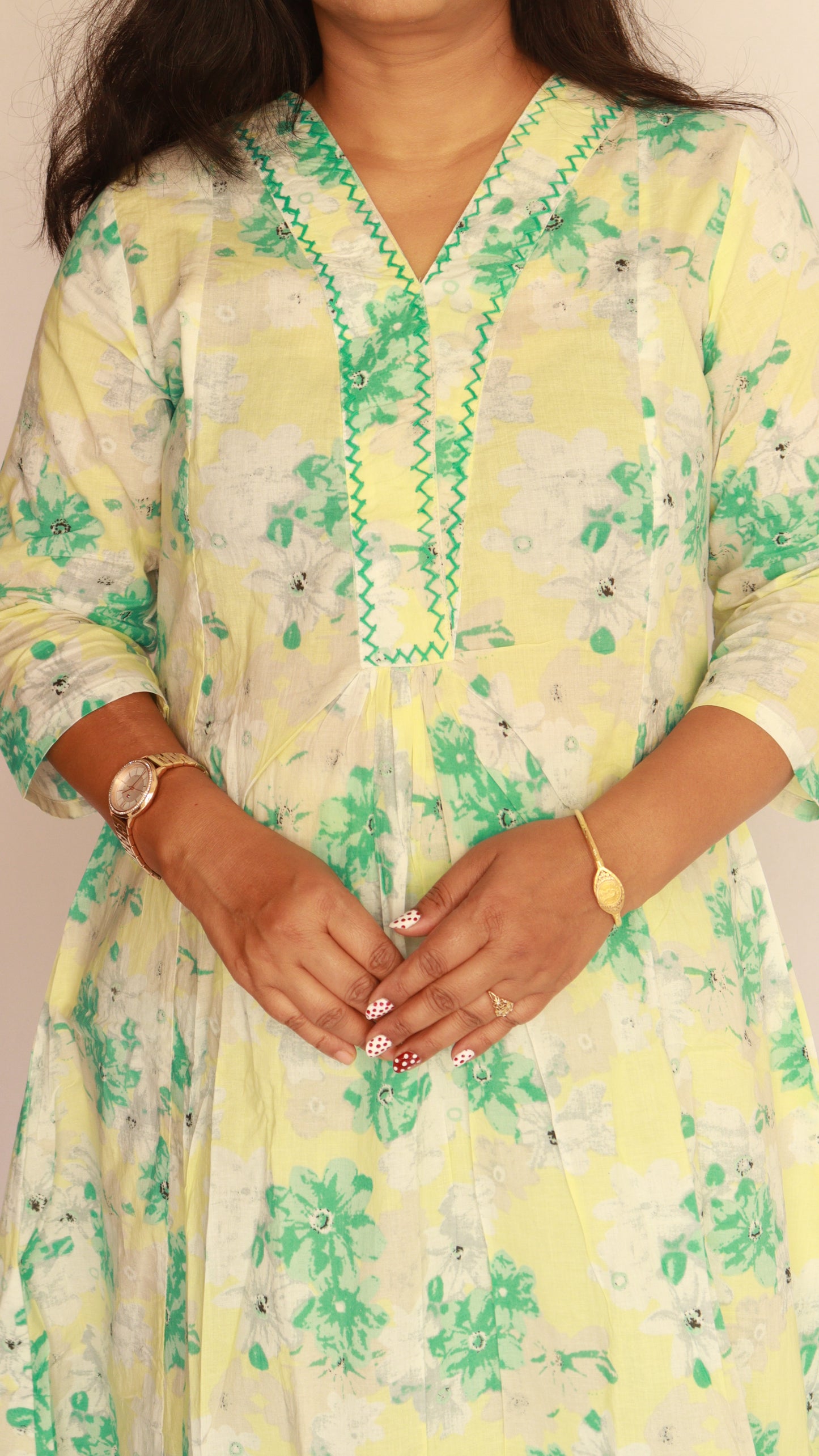 Kanak Pushp Long Co-ord Kurti Set