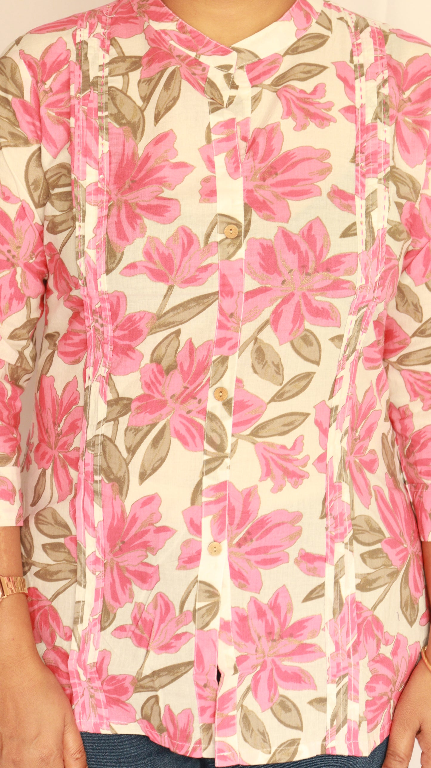 Gulabi Sitara Short Kurti