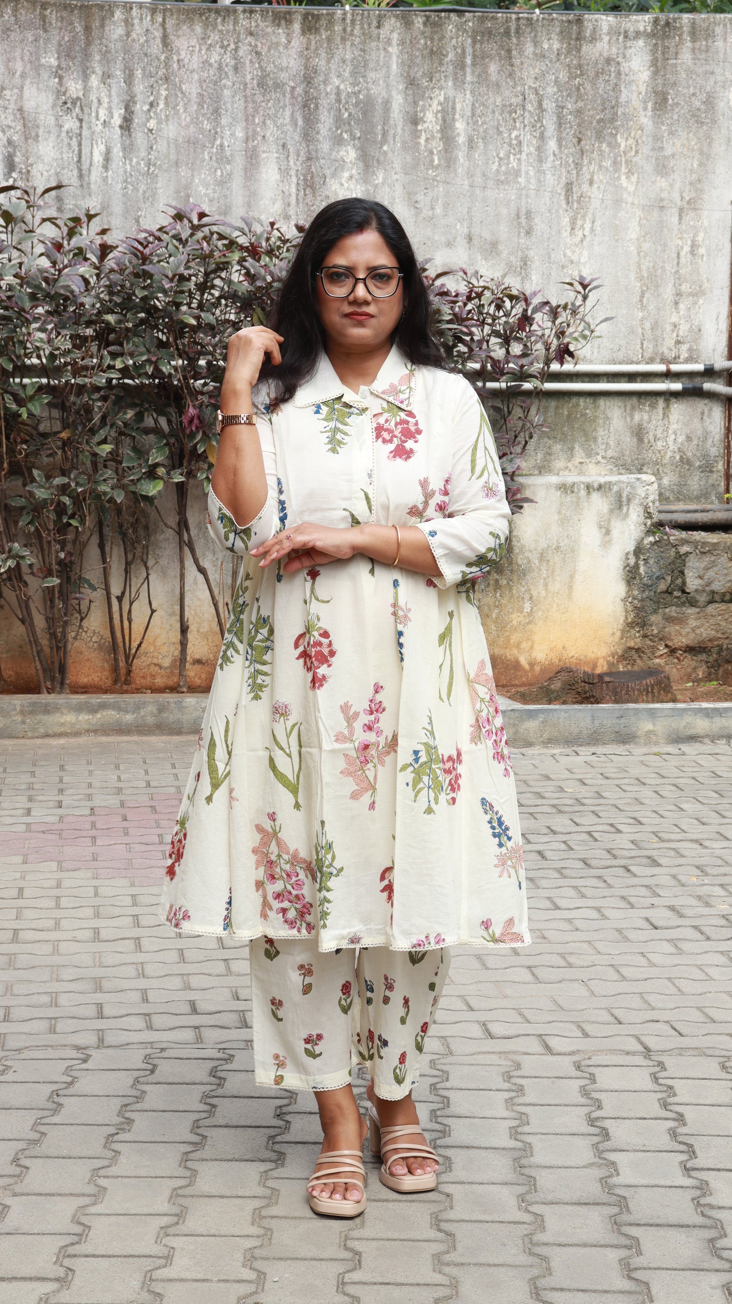 Sufi Long Co-ord Kurti Set