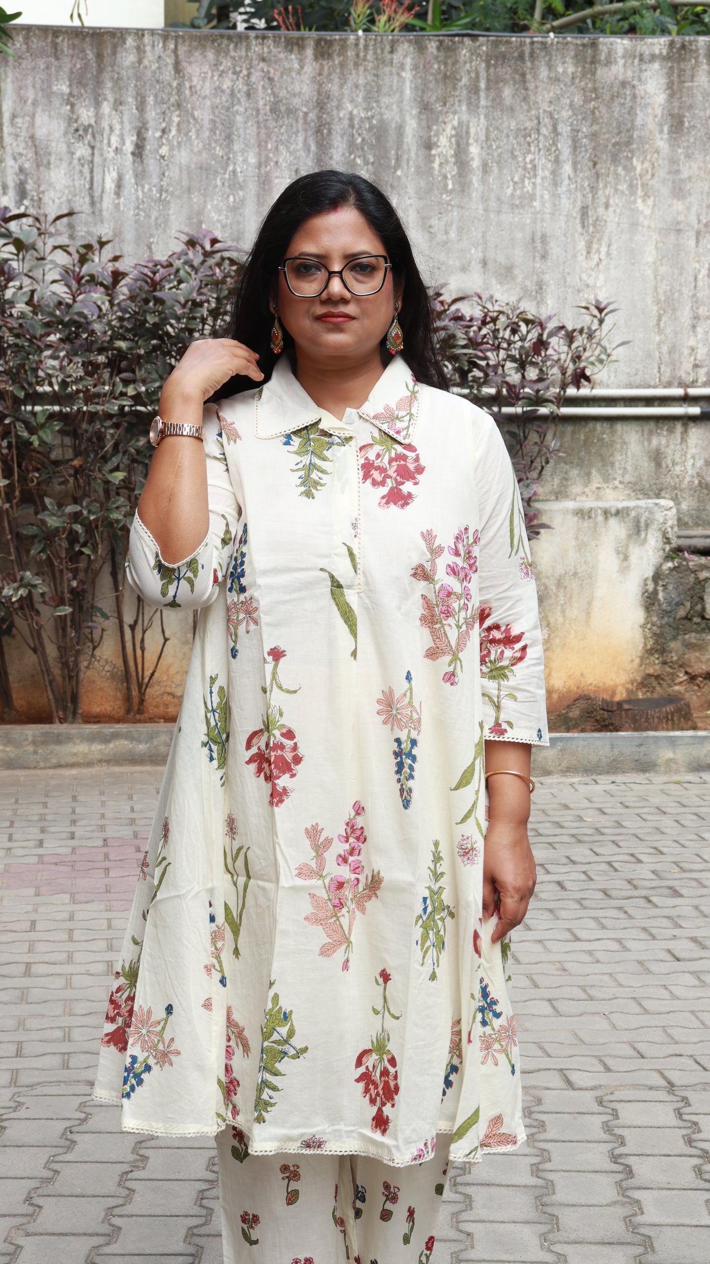 Sufi Long Co-ord Kurti Set
