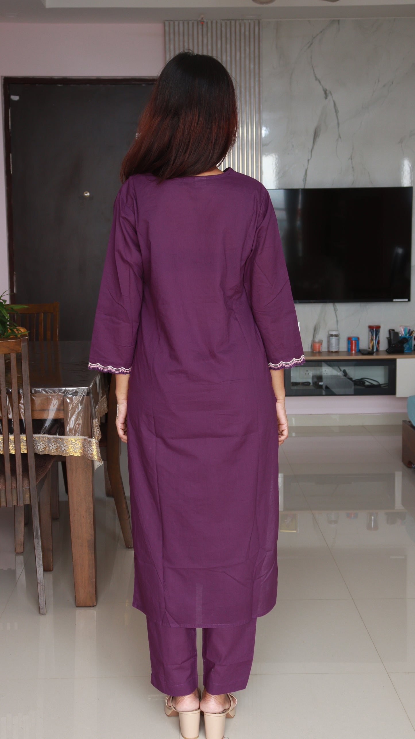 Gulnaar 3-Piece Kurti set