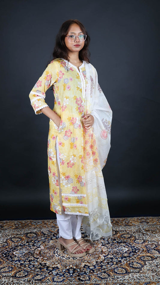 Kanaka 3-Piece Kurti Set