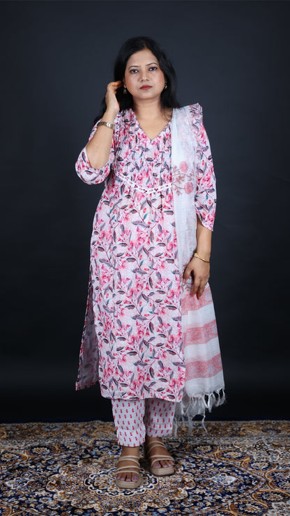Madhumalti 3-Piece Kurti Set