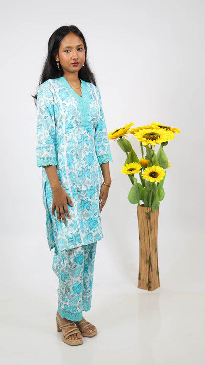 Neelima Long Co-ord Kurti Set