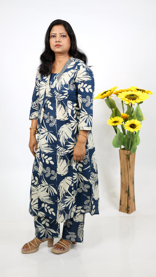 Jalnidhi Long Co-ord Kurti Set