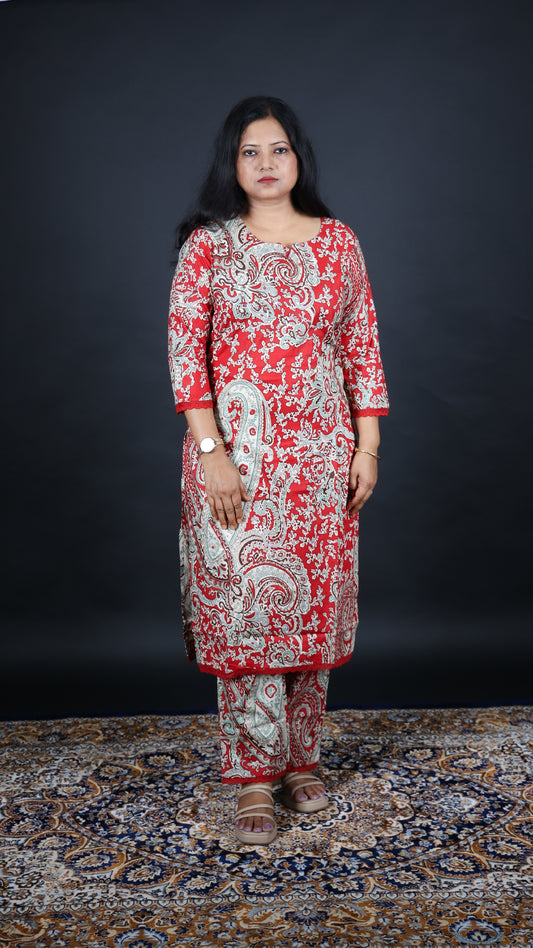 Gulab Gatha Long Co-ord Set