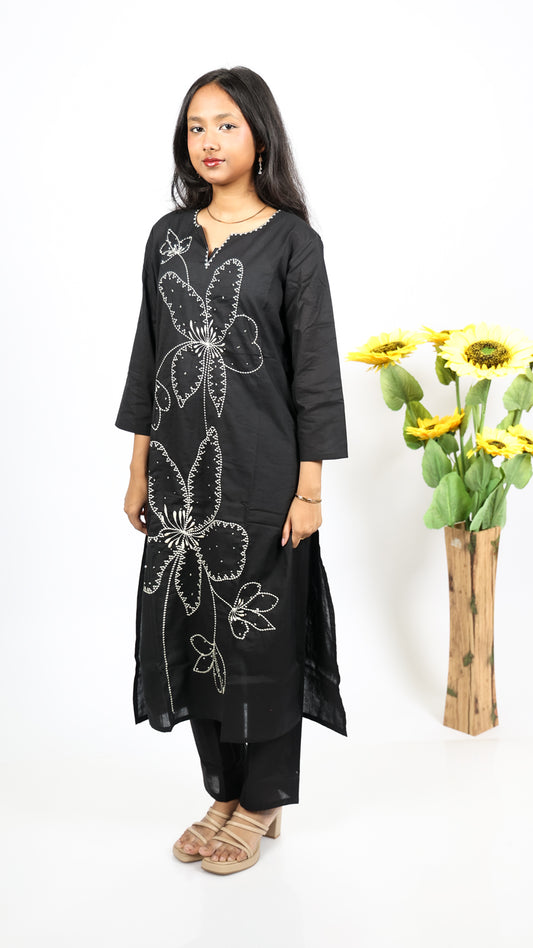 Shyama Long Co-ord Kurti Set