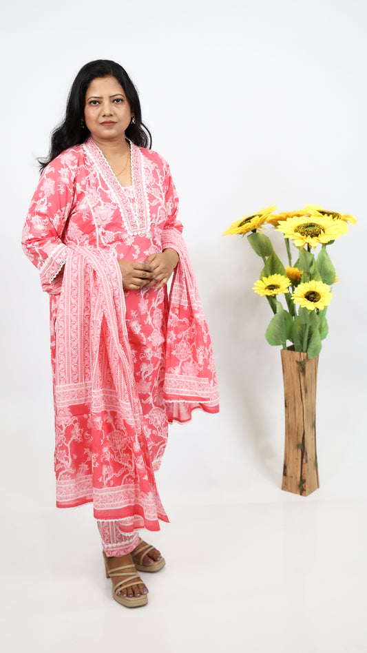 Rajgulab 3-Piece Kurti Set