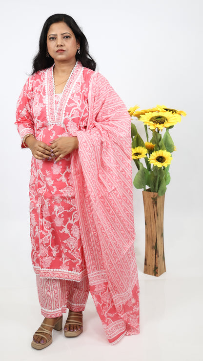 Rajgulab 3-Piece Kurti Set