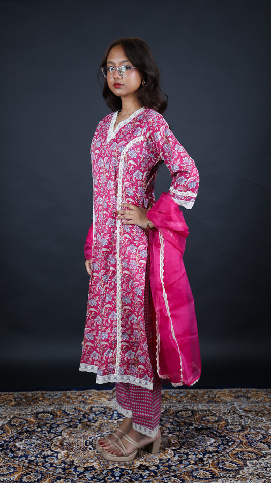 Jwalamukhi 3-Piece Kurti Set
