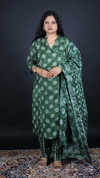 Hariyali 3-Piece Kurti Set