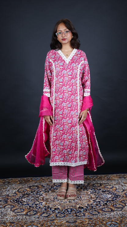 Jwalamukhi 3-Piece Kurti Set