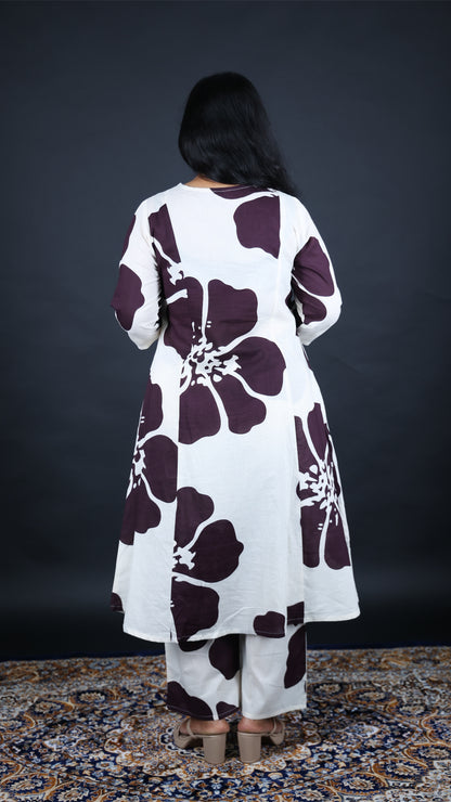 Jamuni Rani Long Co-ord Kurti Set