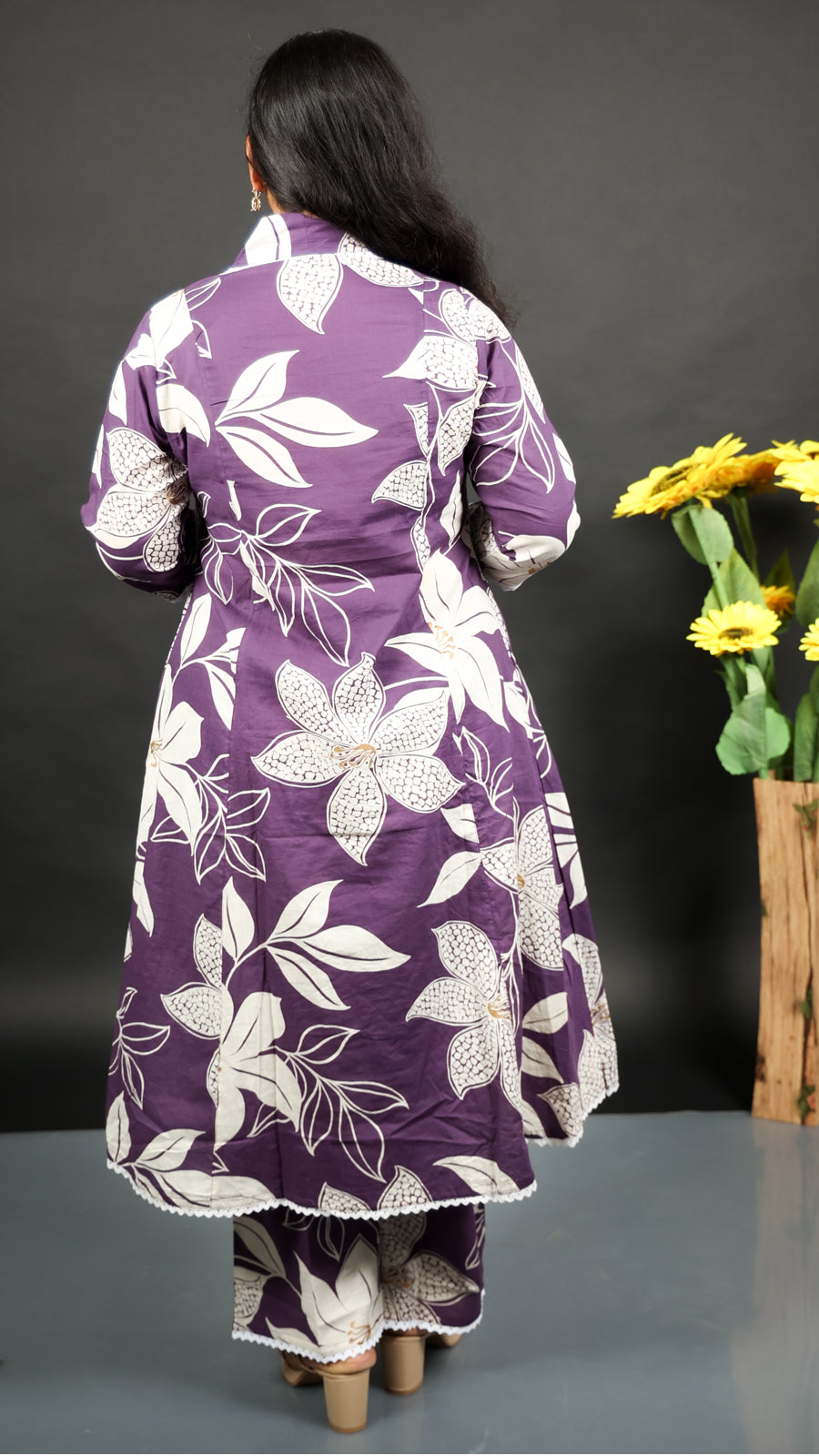 Jamun Long Co-ord Kurti Set