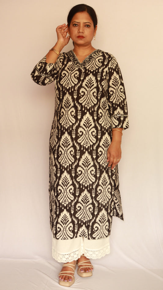 Kaali Chandni Kurti