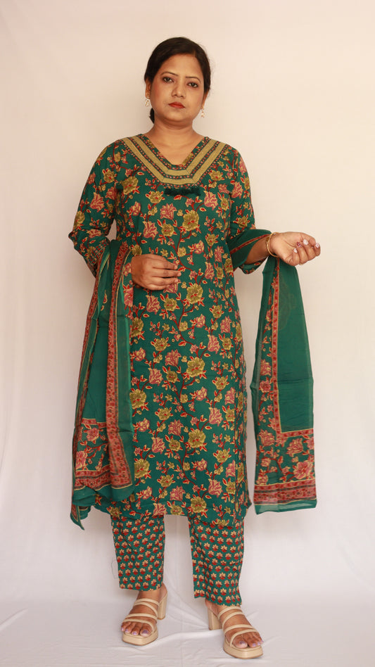 Panna 3-Piece Kurti Set