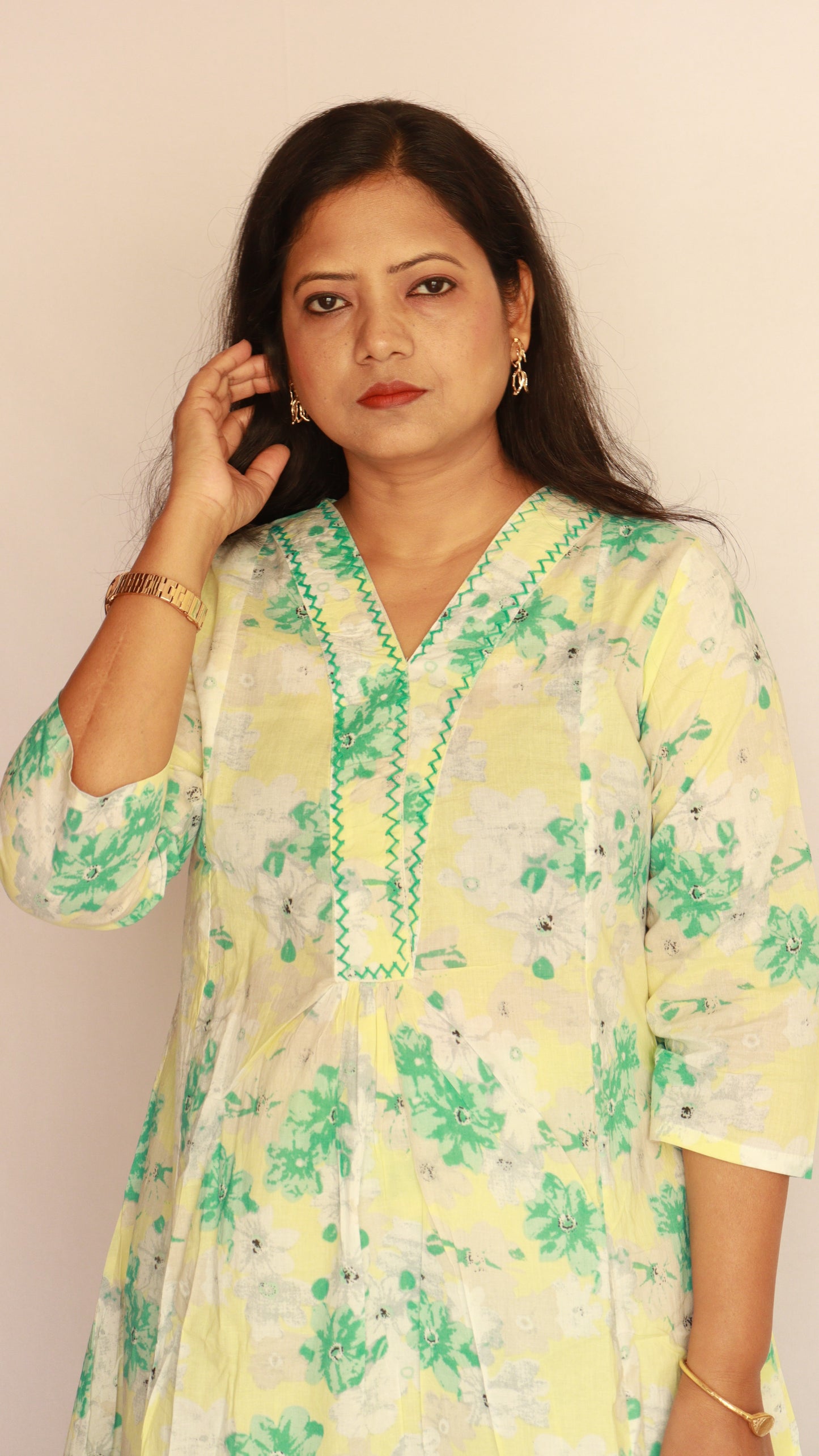 Kanak Pushp Long Co-ord Kurti Set