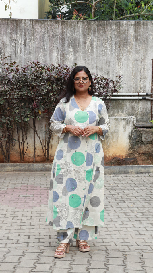 Lavi Long Co-ord Kurti Set