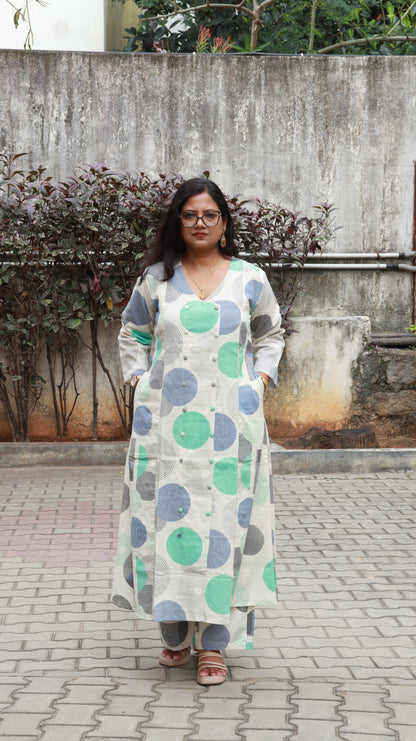 Lavi Long Co-ord Kurti Set