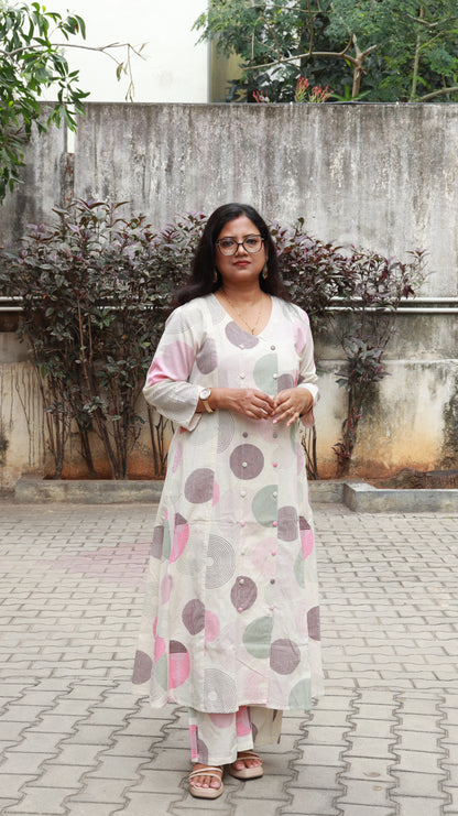Aira Long Co-ord Kurti Set