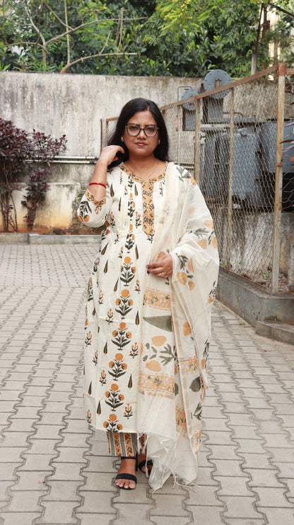 Zar 3-piece Kurti set