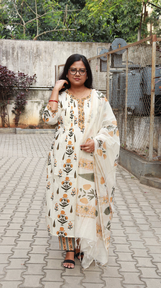 Zar 3-piece Kurti set