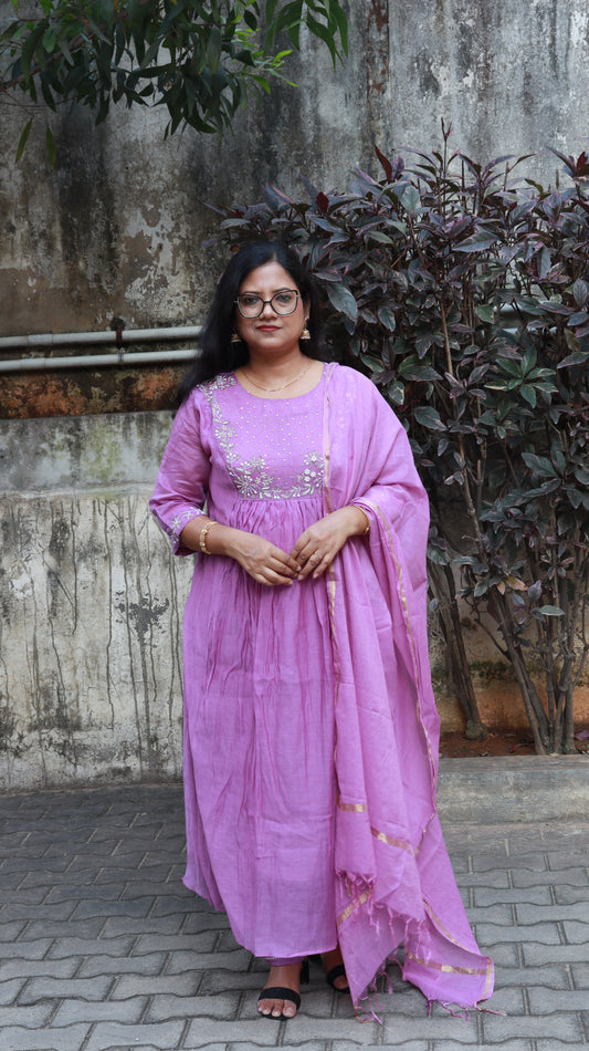 Rozana 3-Piece Kurti Set