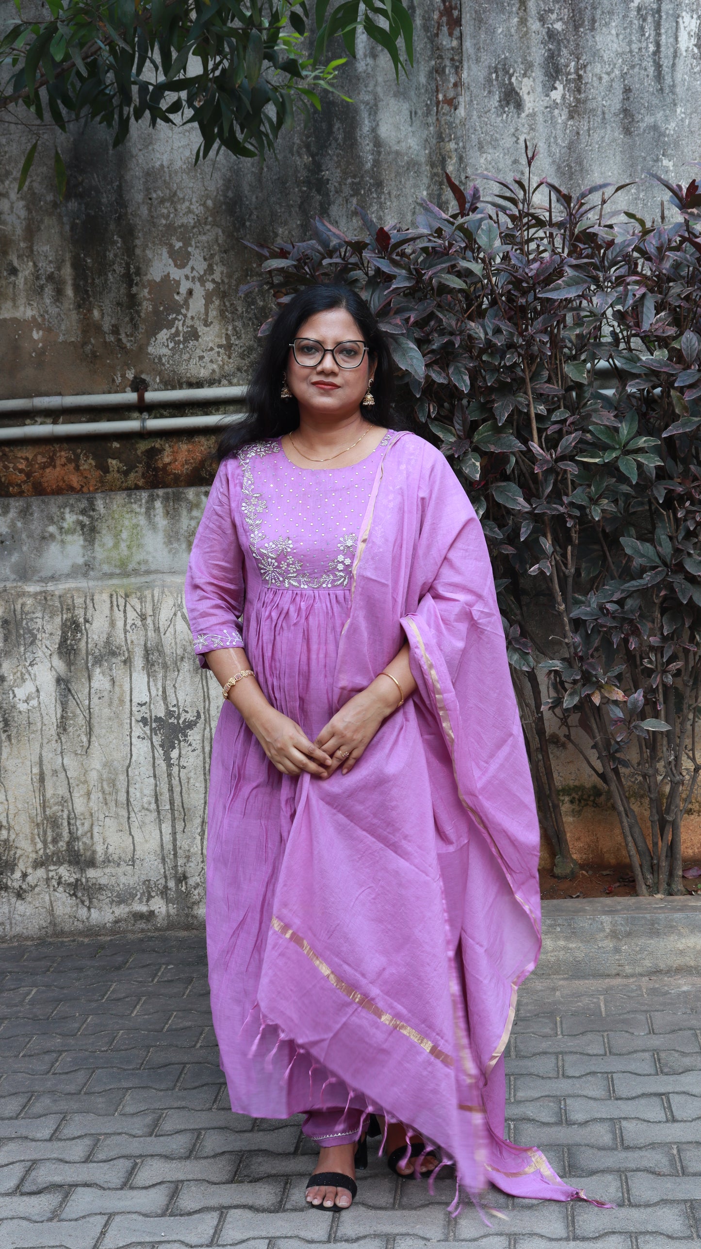 Rozana 3-Piece Kurti Set