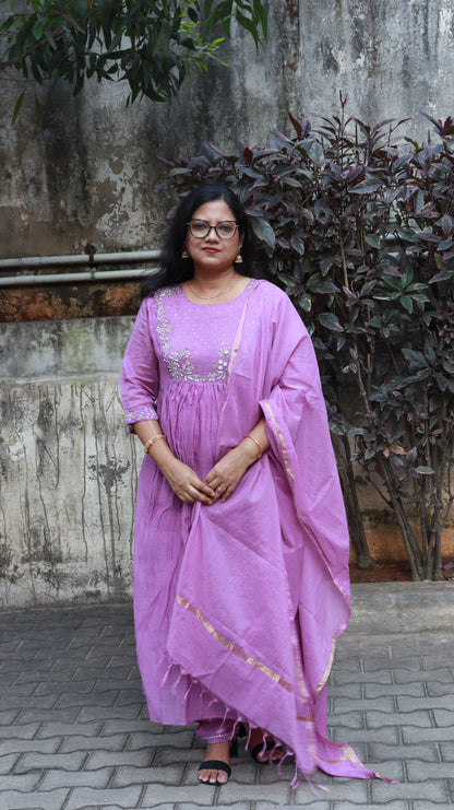 Rozana 3-Piece Kurti Set