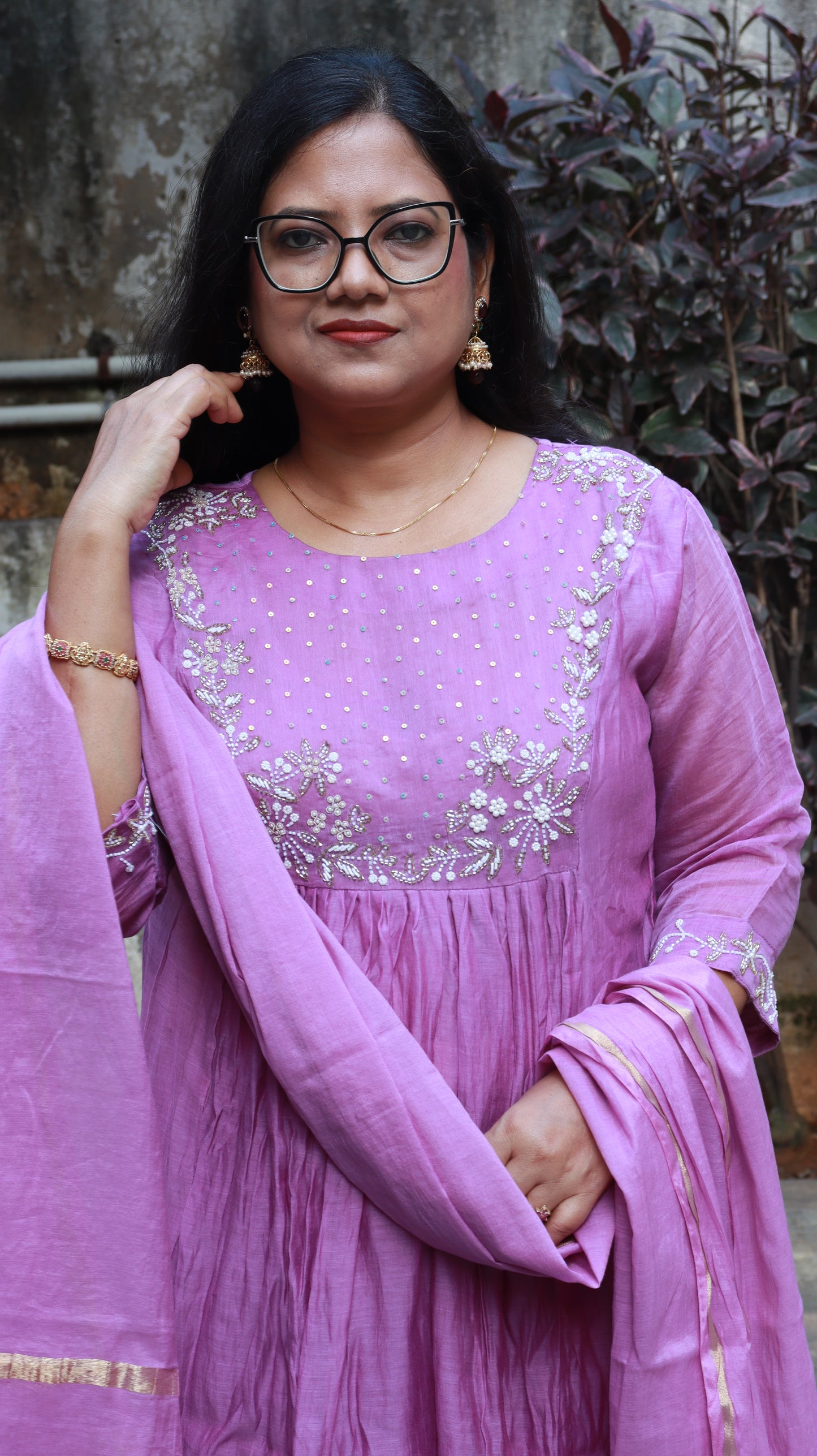 Rozana 3-Piece Kurti Set