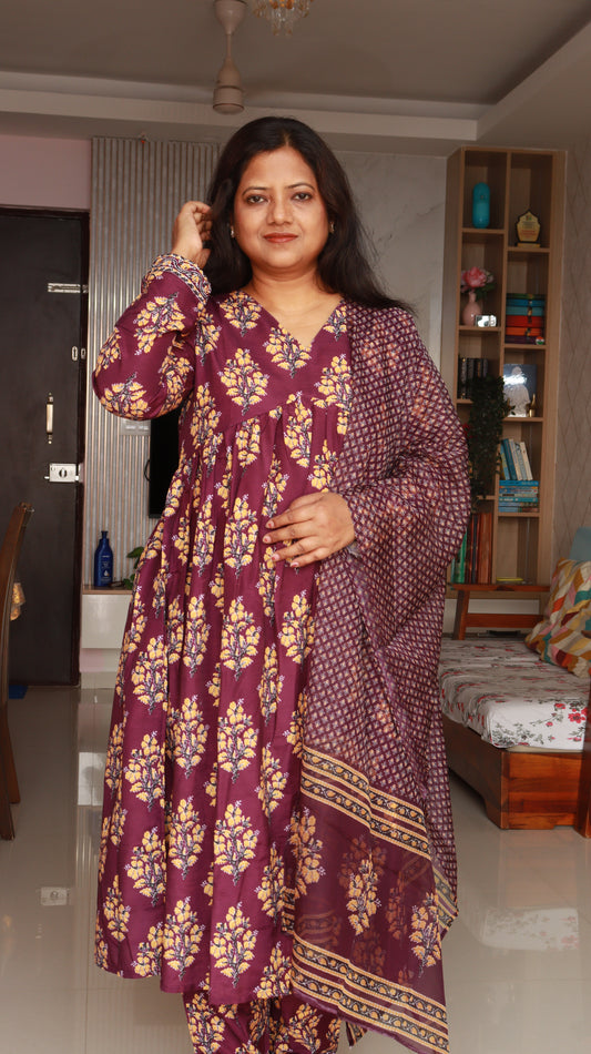 Mehfil 3-Piece Kurti Set