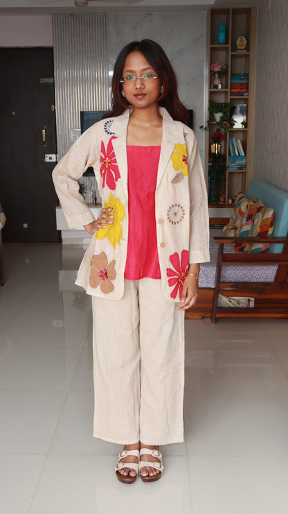 Jute 3-Piece Short Co-ord Kurti Set