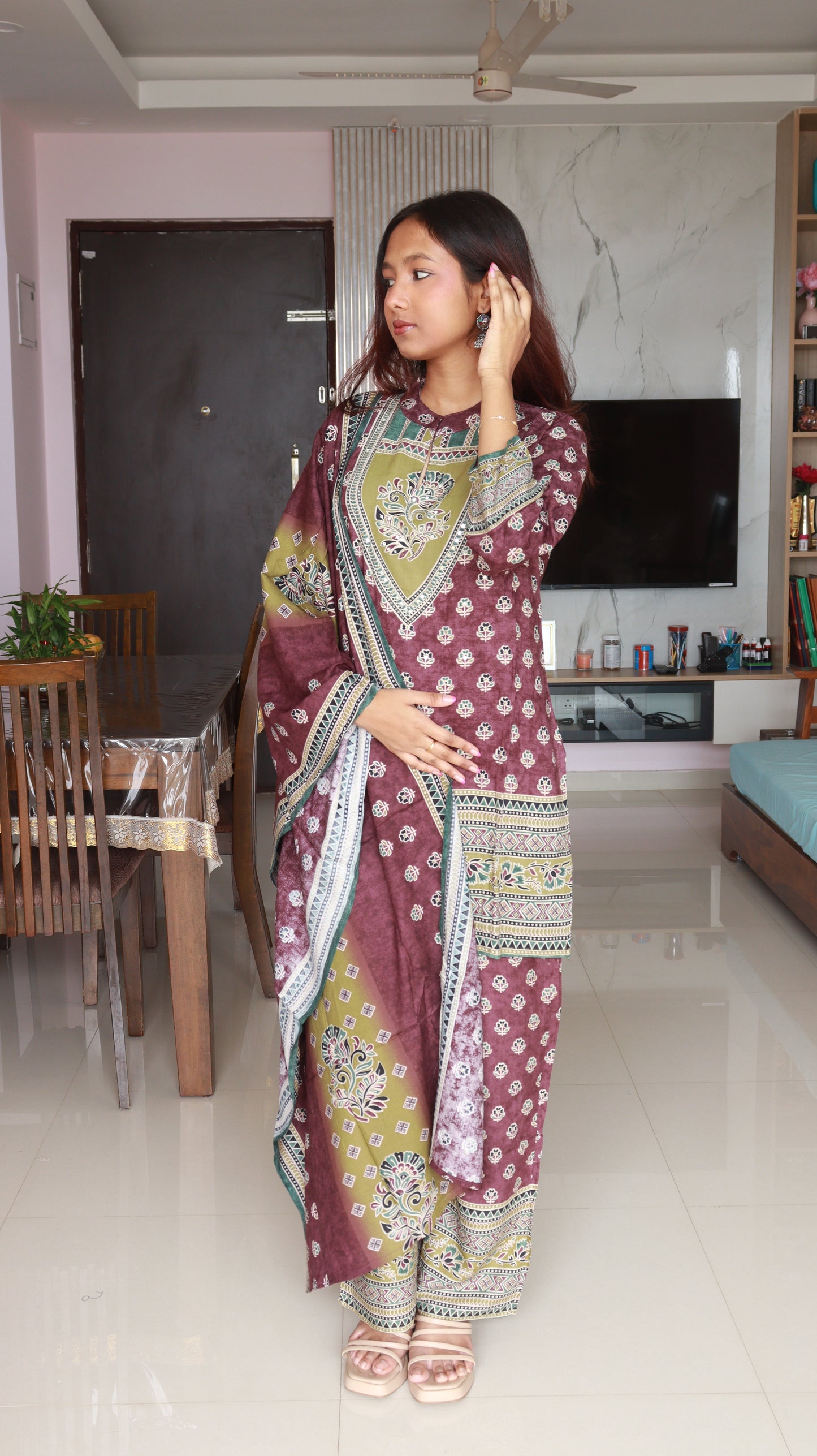 Malvika 3-Piece Kurti Set
