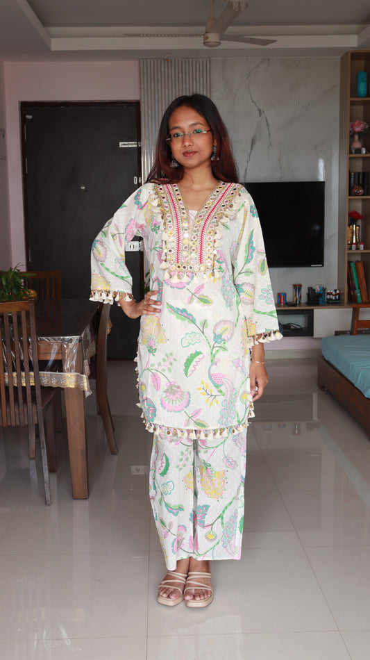 Anvika Short Co-ord Kurti Set