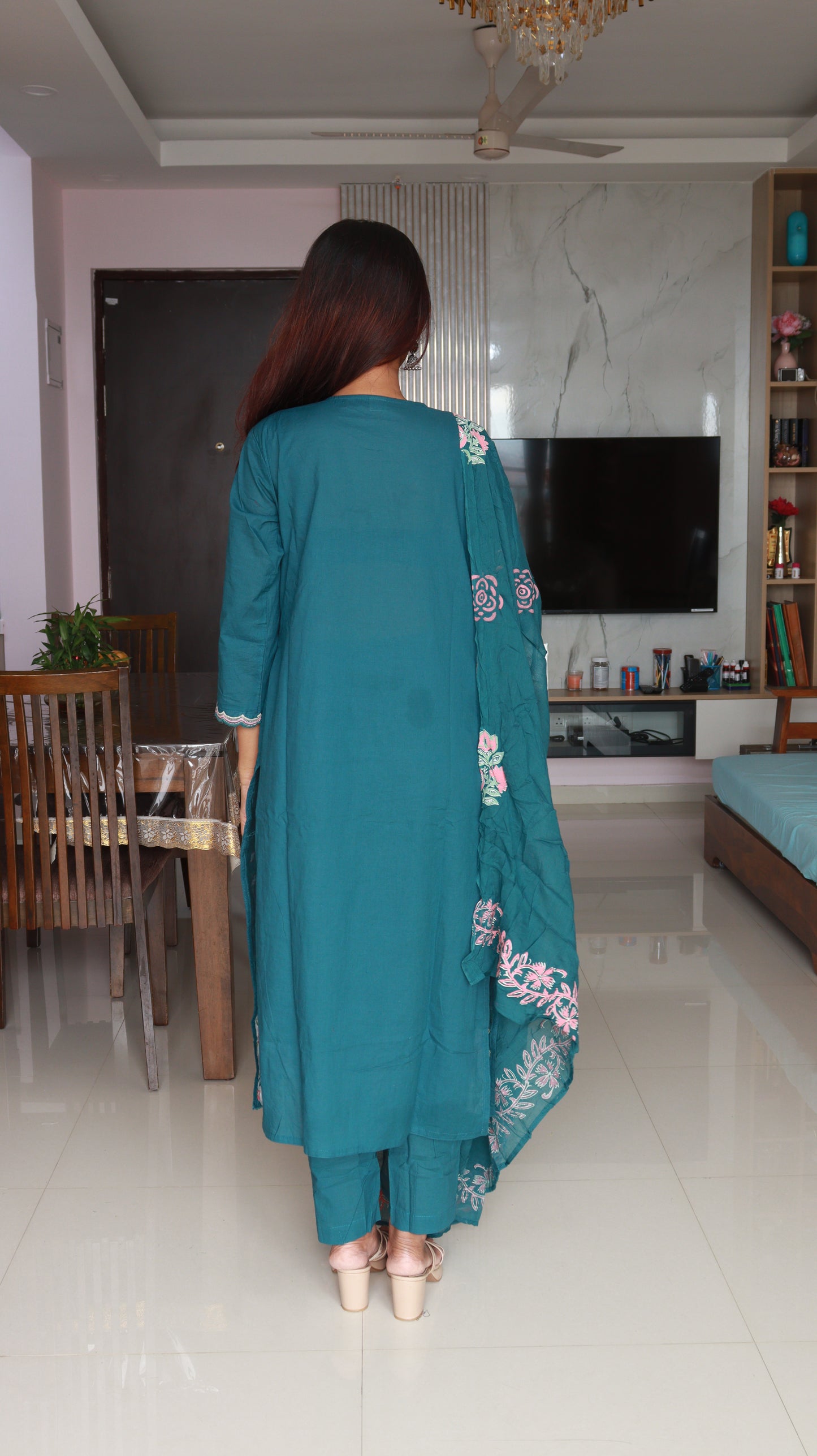 Zaria 3-Piece Kurti set
