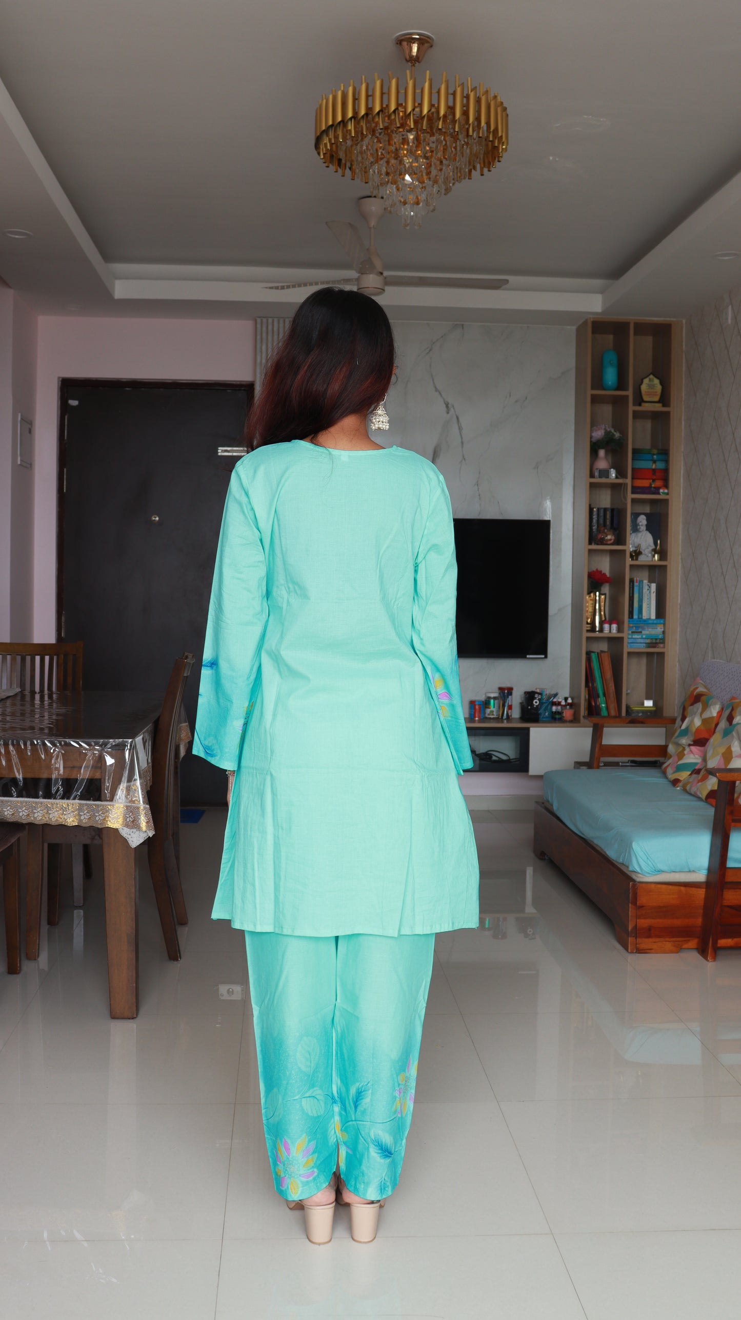 Nayantara Short Co-ord Kurti Set
